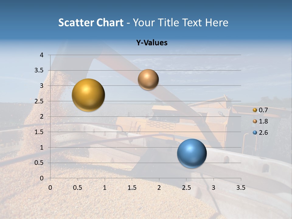 Growing Blue Harvest PowerPoint Template