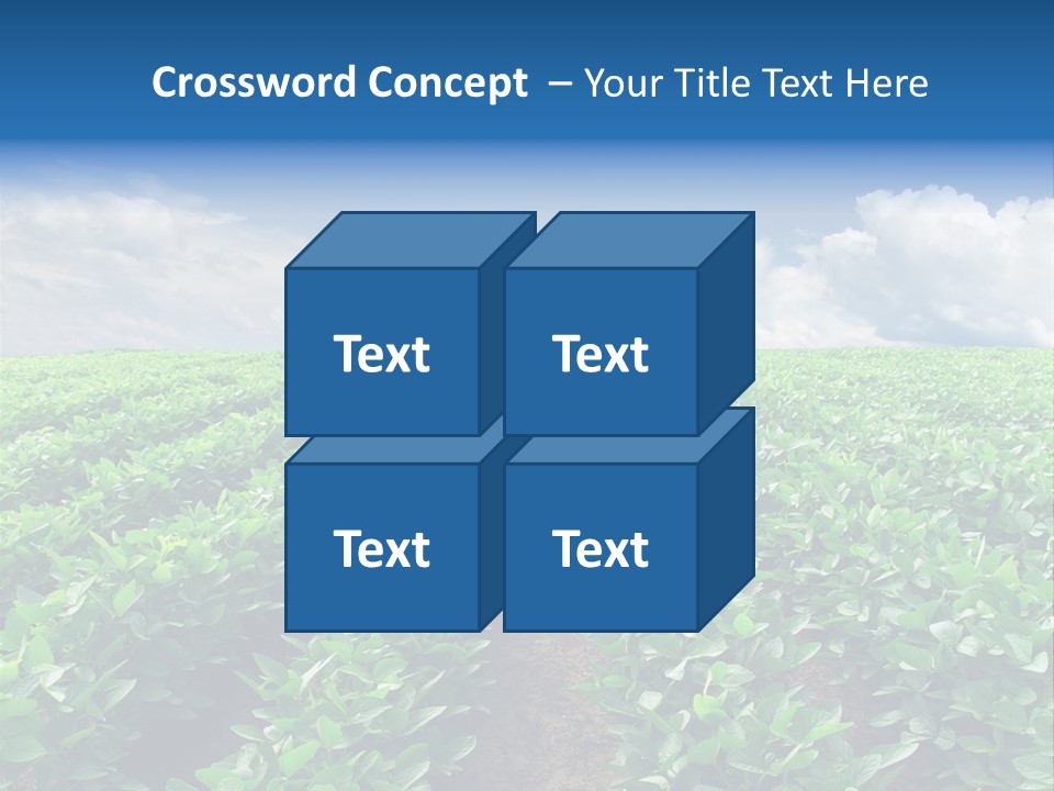 Land Summer Field PowerPoint Template