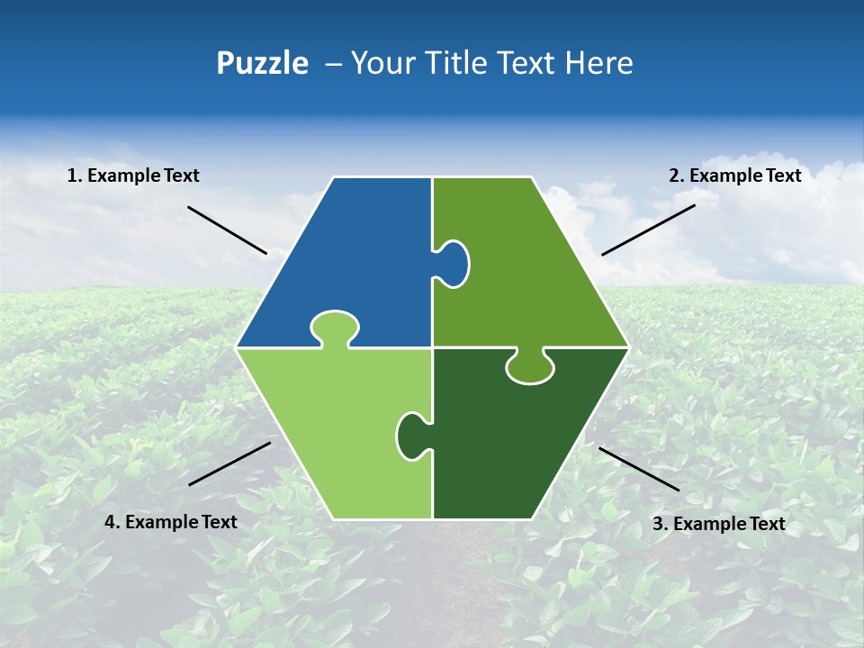 Land Summer Field PowerPoint Template