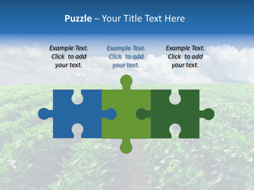 Land Summer Field PowerPoint Template