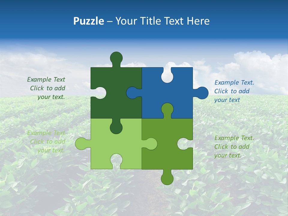 Land Summer Field PowerPoint Template