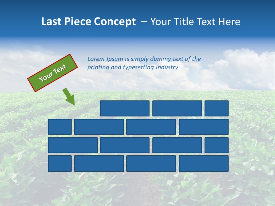 Land Summer Field PowerPoint Template