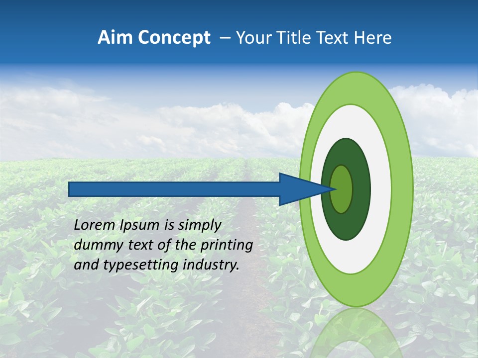 Land Summer Field PowerPoint Template