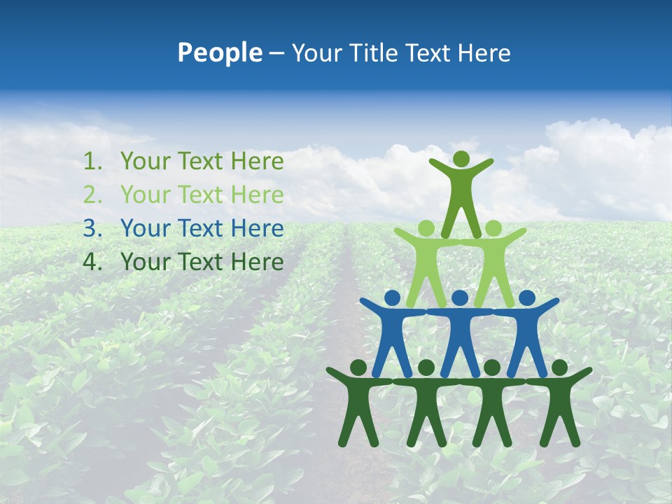 Land Summer Field PowerPoint Template