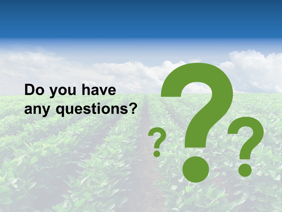 Land Summer Field PowerPoint Template