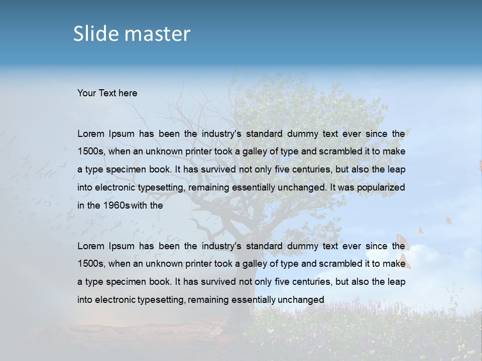 Crisis Sky War PowerPoint Template