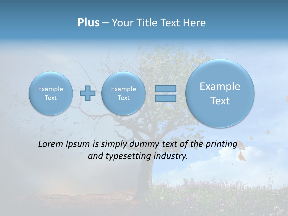 Crisis Sky War PowerPoint Template
