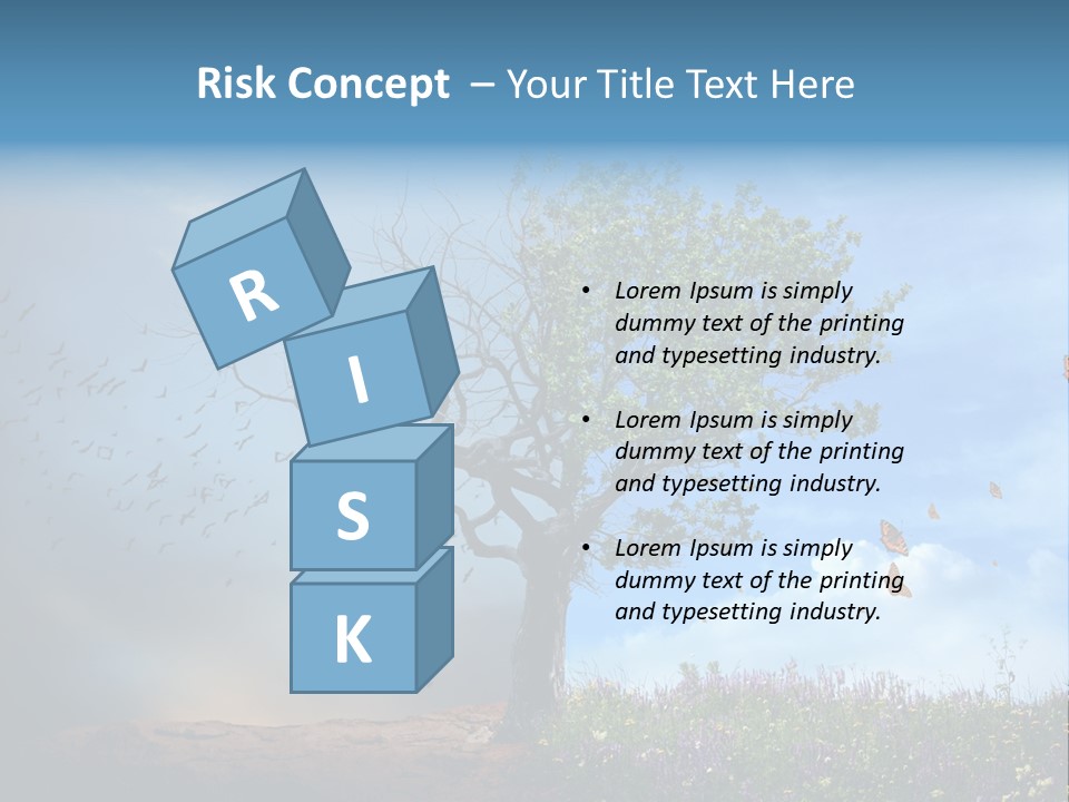 Crisis Sky War PowerPoint Template