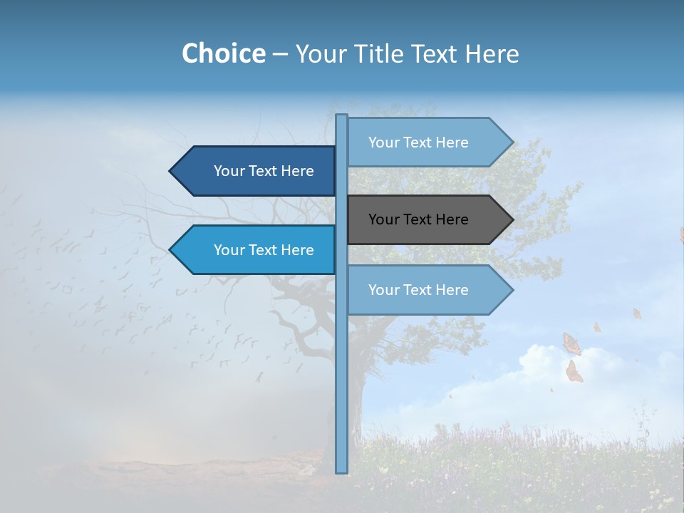 Crisis Sky War PowerPoint Template