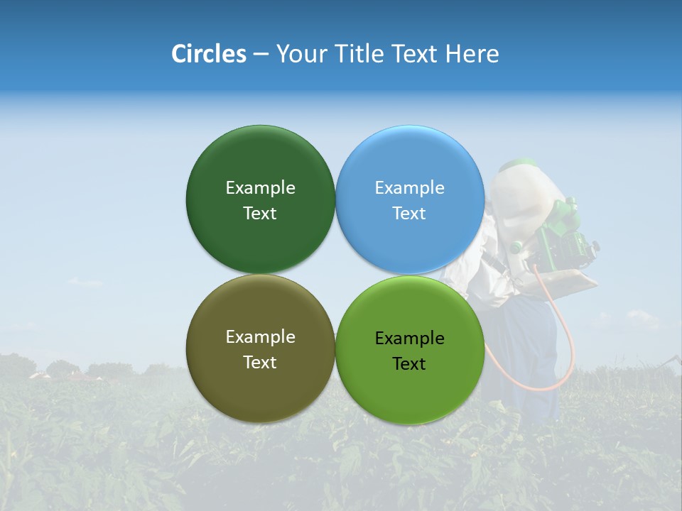 Sprinkle Vegetable Hose PowerPoint Template