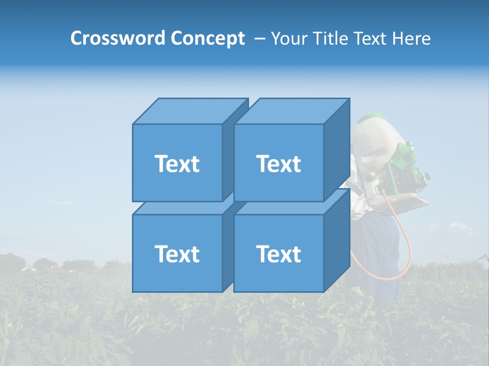 Sprinkle Vegetable Hose PowerPoint Template