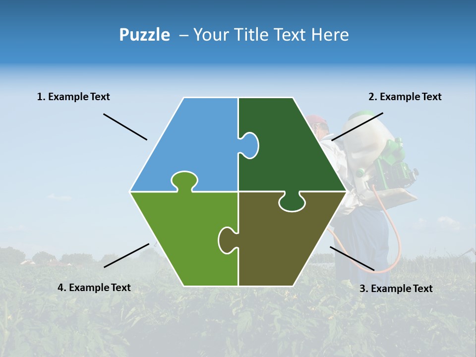 Sprinkle Vegetable Hose PowerPoint Template