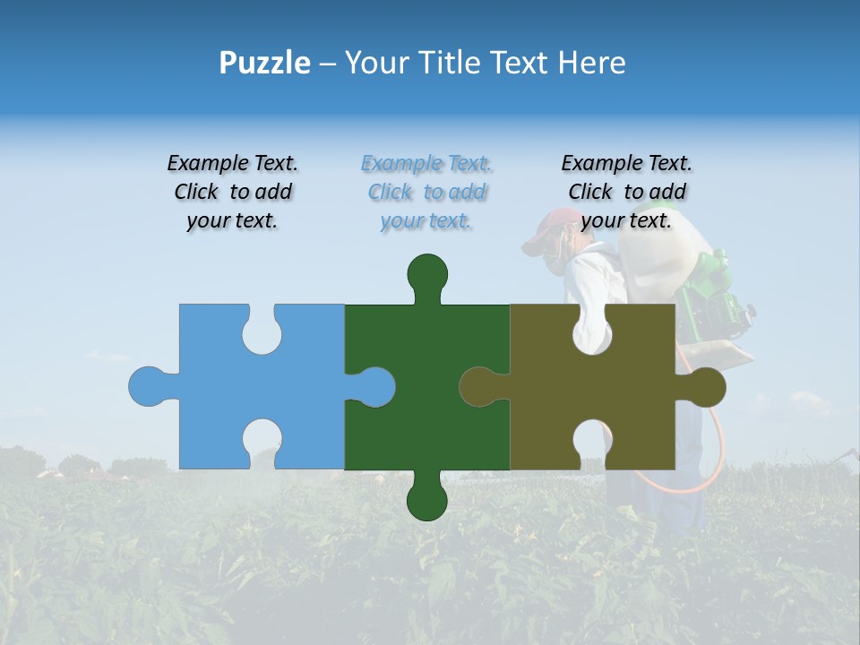 Sprinkle Vegetable Hose PowerPoint Template