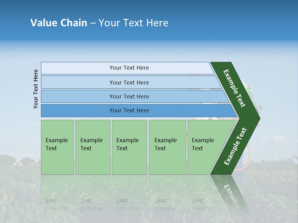 Sprinkle Vegetable Hose PowerPoint Template