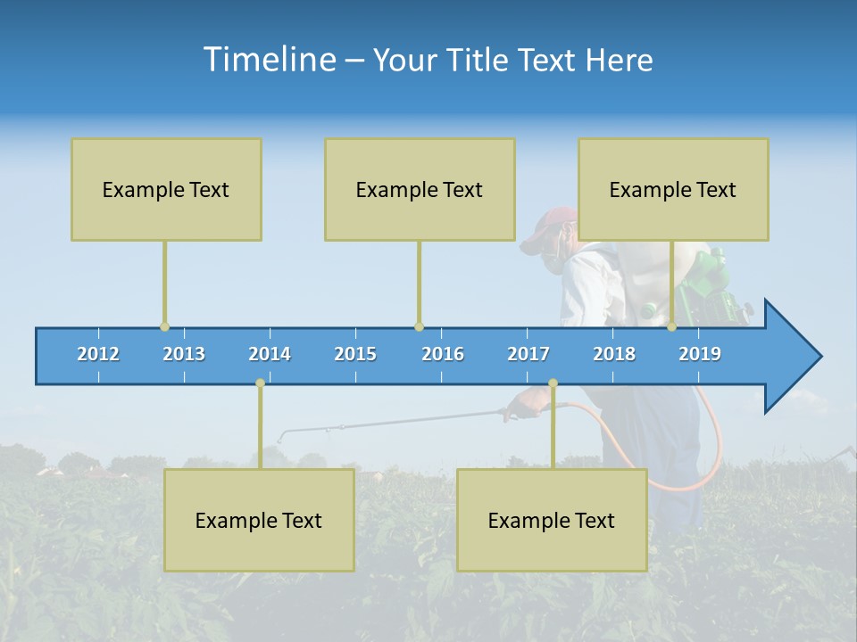 Sprinkle Vegetable Hose PowerPoint Template
