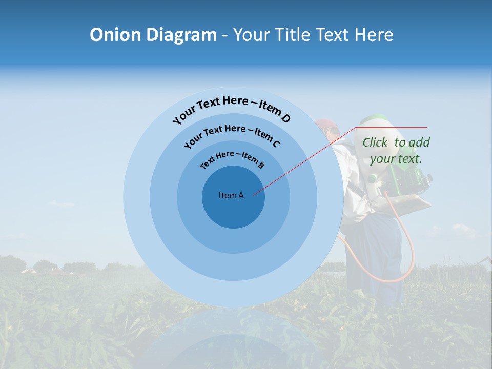 Sprinkle Vegetable Hose PowerPoint Template