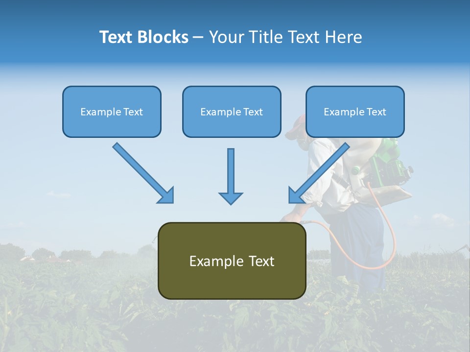 Sprinkle Vegetable Hose PowerPoint Template
