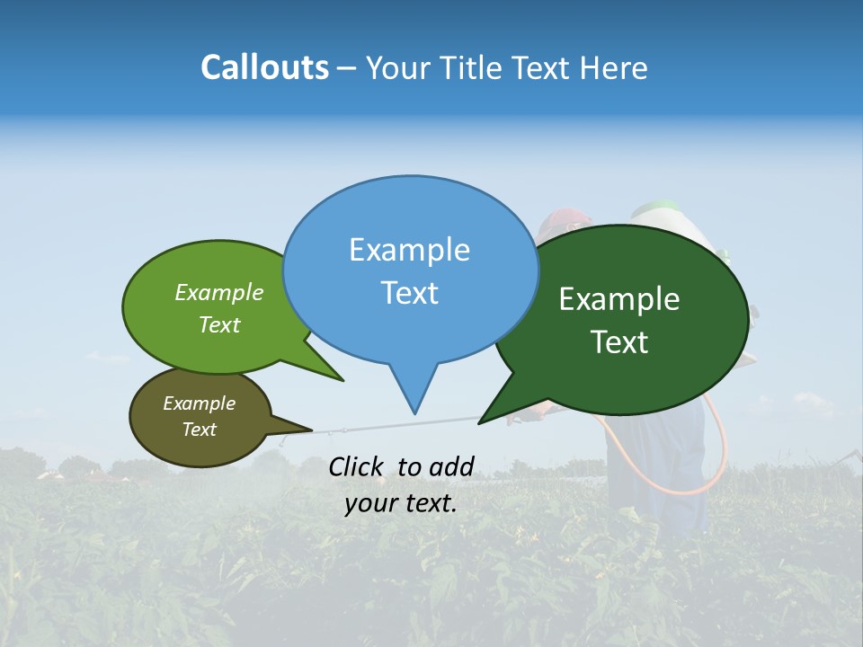 Sprinkle Vegetable Hose PowerPoint Template