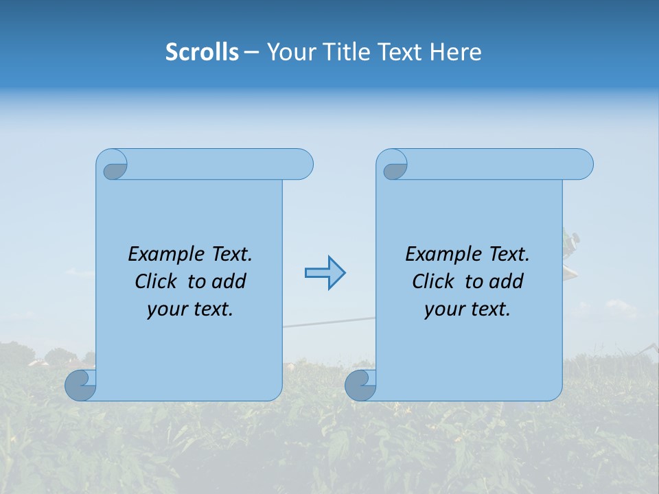Sprinkle Vegetable Hose PowerPoint Template