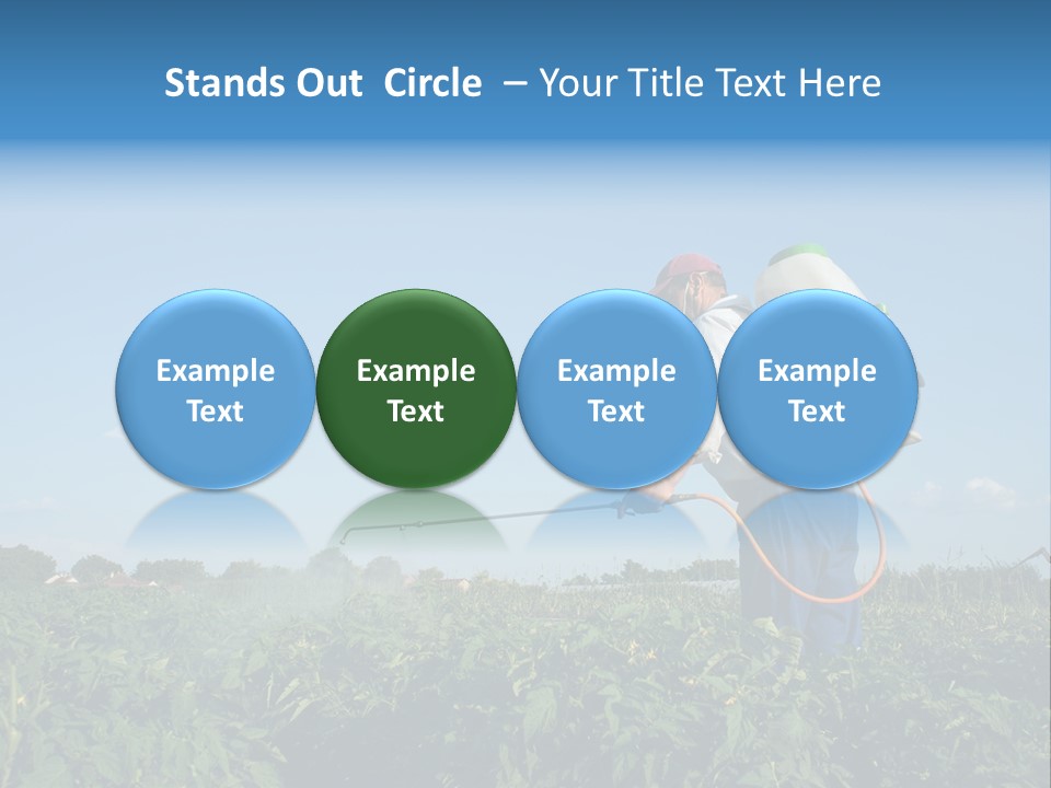 Sprinkle Vegetable Hose PowerPoint Template