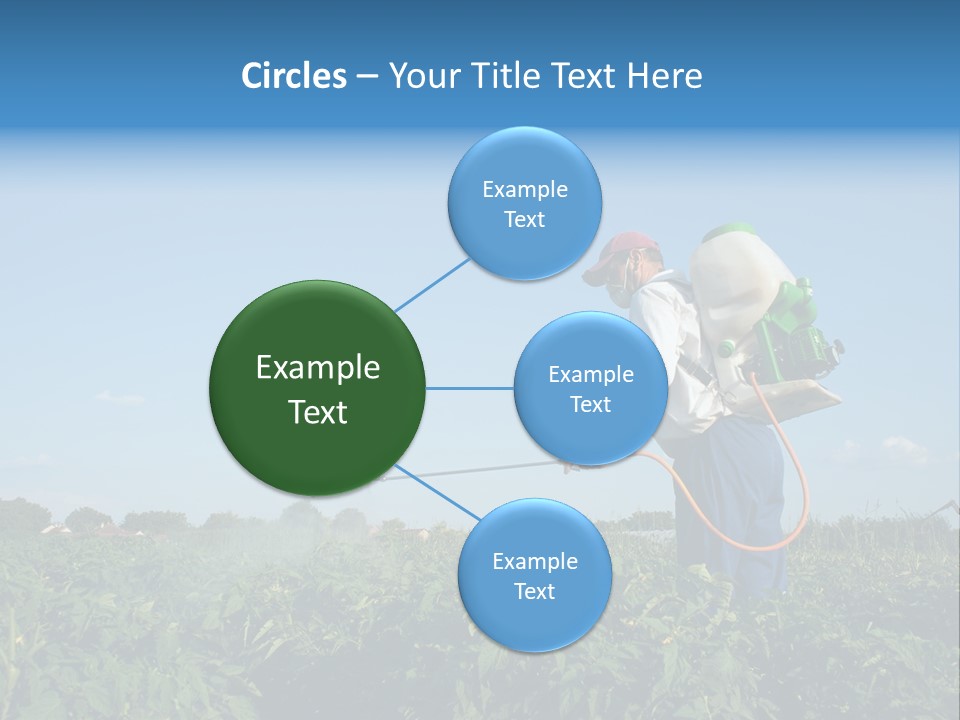 Sprinkle Vegetable Hose PowerPoint Template