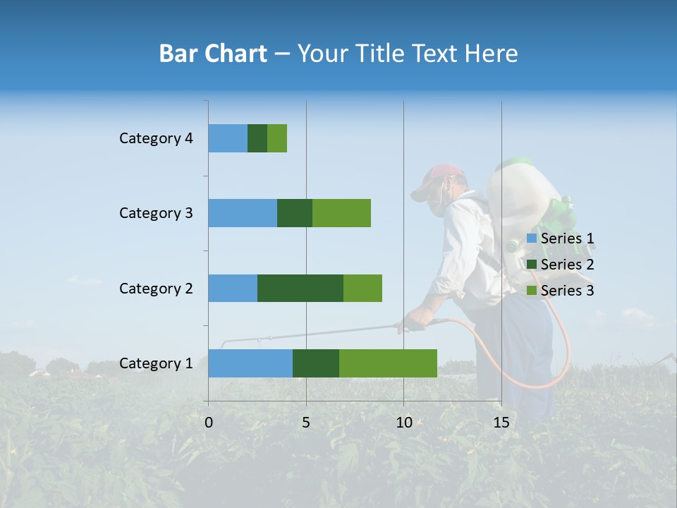 Sprinkle Vegetable Hose PowerPoint Template