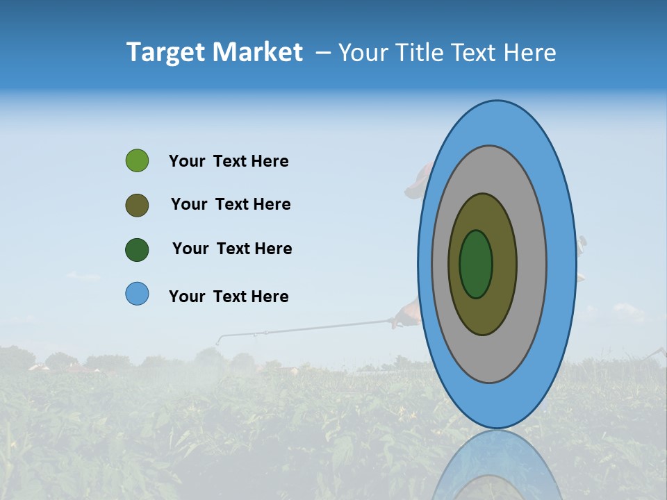 Sprinkle Vegetable Hose PowerPoint Template