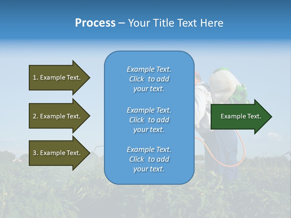 Sprinkle Vegetable Hose PowerPoint Template