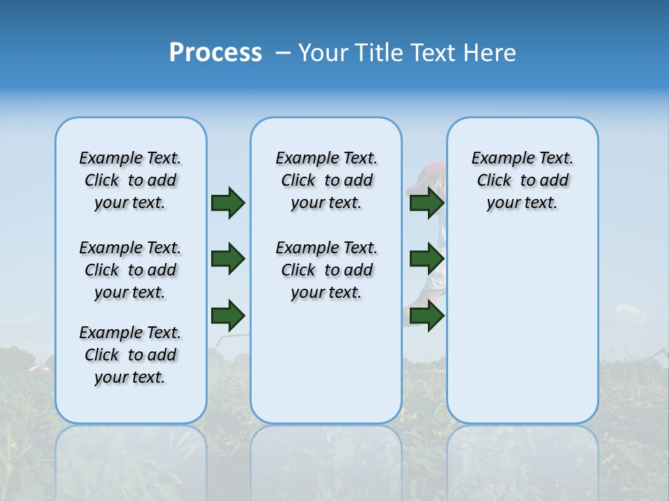 Sprinkle Vegetable Hose PowerPoint Template