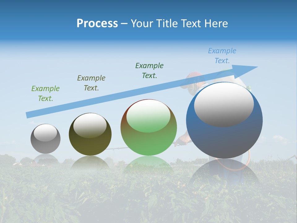 Sprinkle Vegetable Hose PowerPoint Template