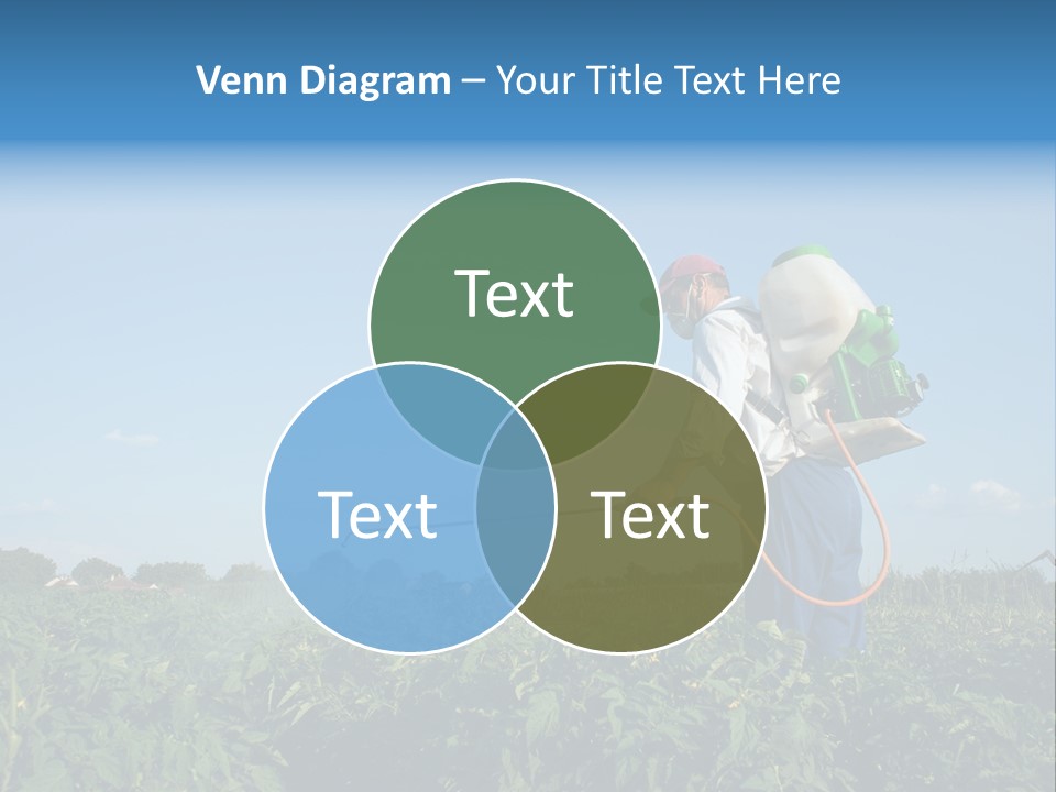 Sprinkle Vegetable Hose PowerPoint Template
