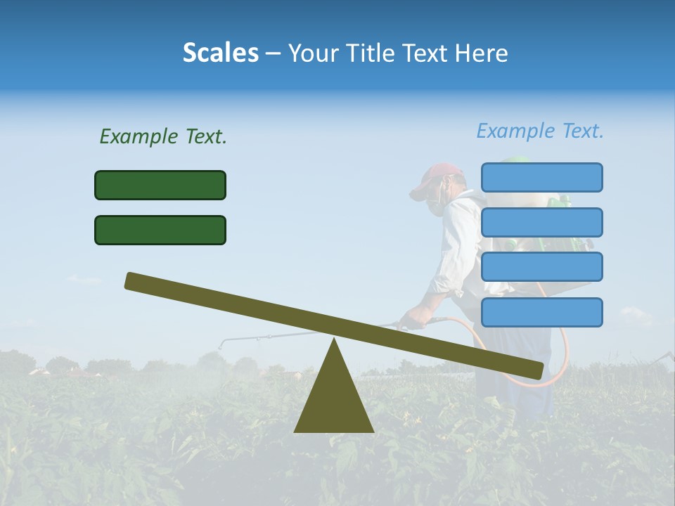 Sprinkle Vegetable Hose PowerPoint Template