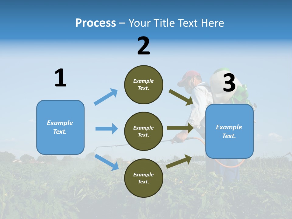 Sprinkle Vegetable Hose PowerPoint Template
