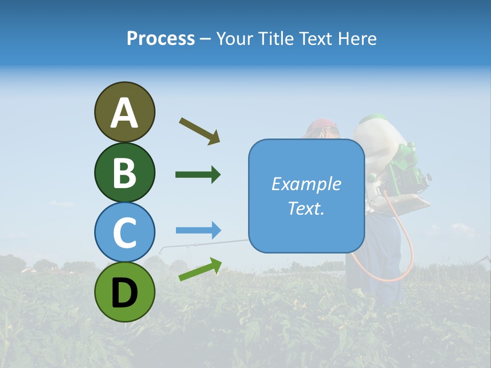 Sprinkle Vegetable Hose PowerPoint Template