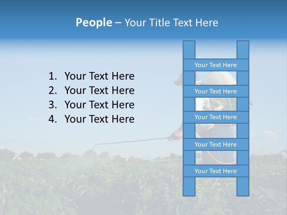 Sprinkle Vegetable Hose PowerPoint Template