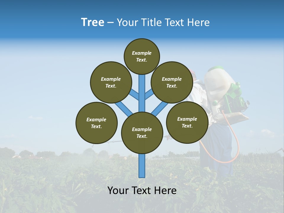 Sprinkle Vegetable Hose PowerPoint Template