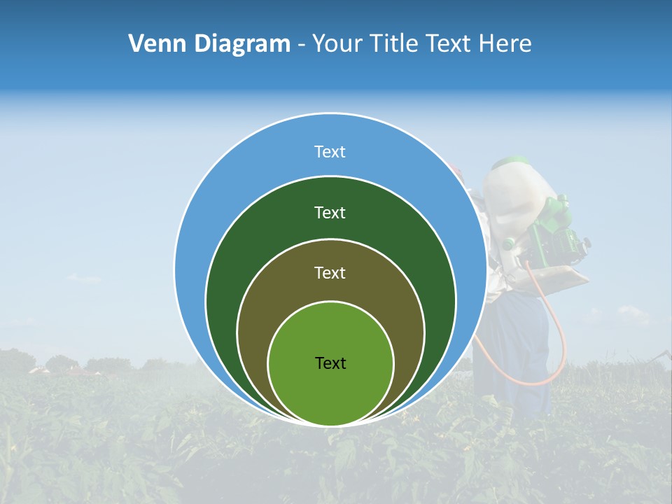 Sprinkle Vegetable Hose PowerPoint Template