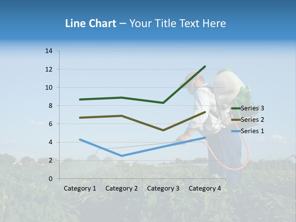 Sprinkle Vegetable Hose PowerPoint Template