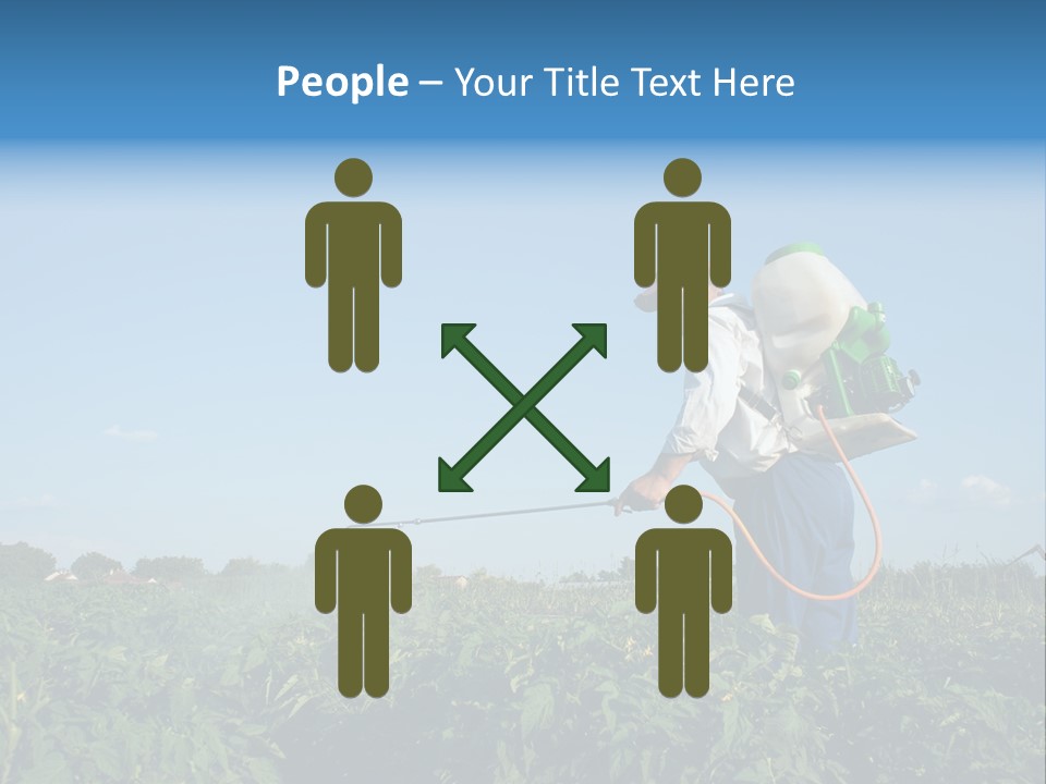 Sprinkle Vegetable Hose PowerPoint Template