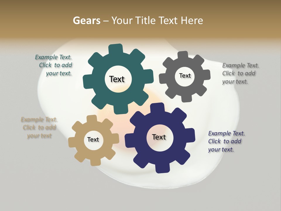 Kitchen Clipping Grease PowerPoint Template
