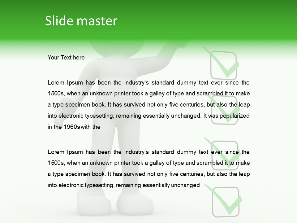 Puppet Image Conceptual PowerPoint Template