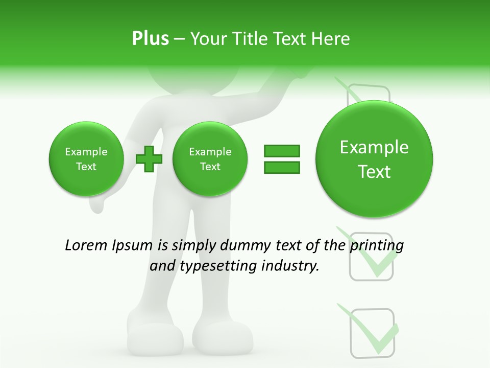 Puppet Image Conceptual PowerPoint Template