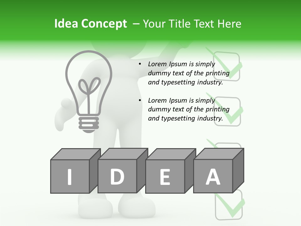 Puppet Image Conceptual PowerPoint Template