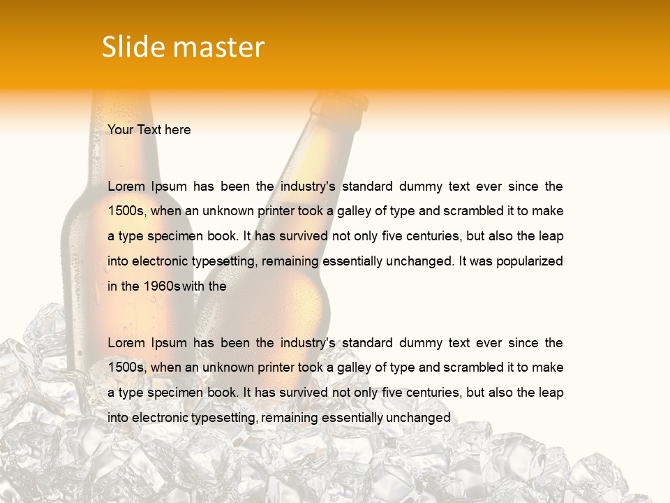 Cold Full Transparent PowerPoint Template