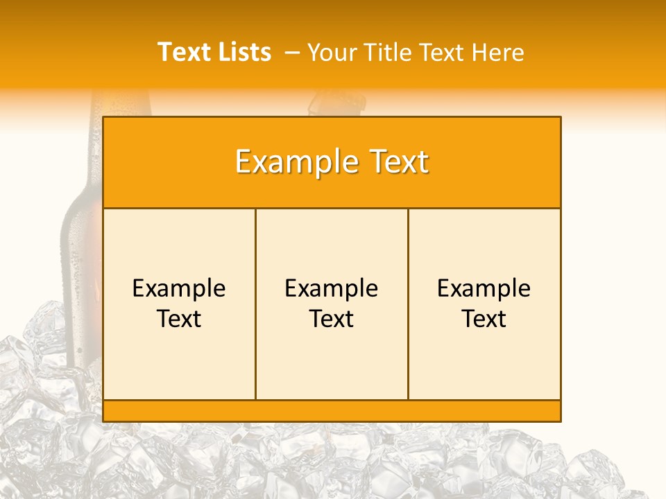 Cold Full Transparent PowerPoint Template