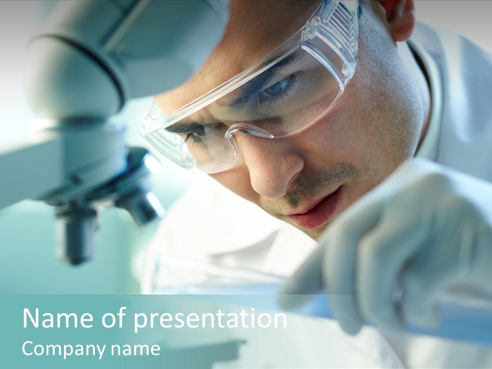 Chemistry Chemist Masculine PowerPoint Template