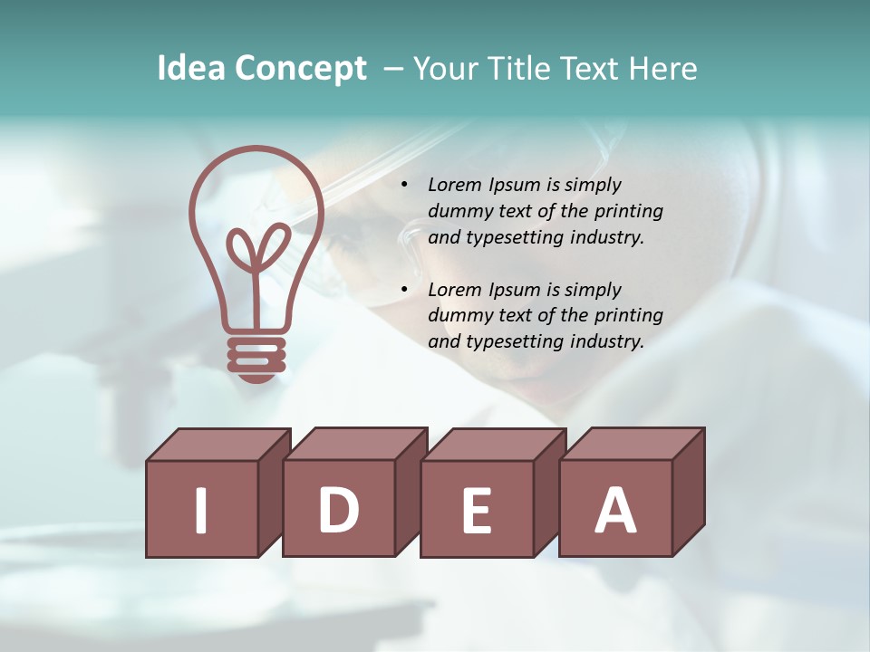 Chemistry Chemist Masculine PowerPoint Template