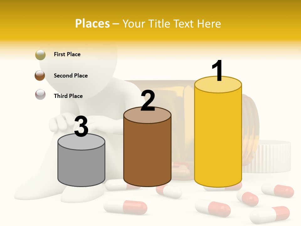 Addiction Capsule Illustration PowerPoint Template