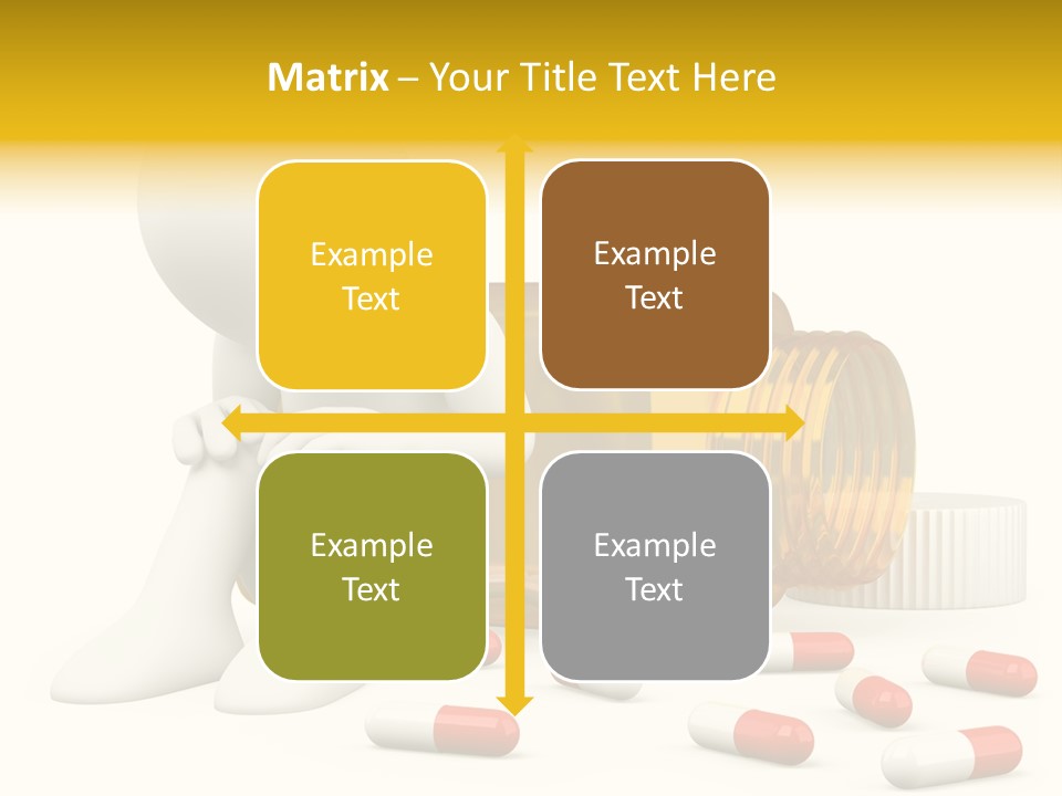 Addiction Capsule Illustration PowerPoint Template