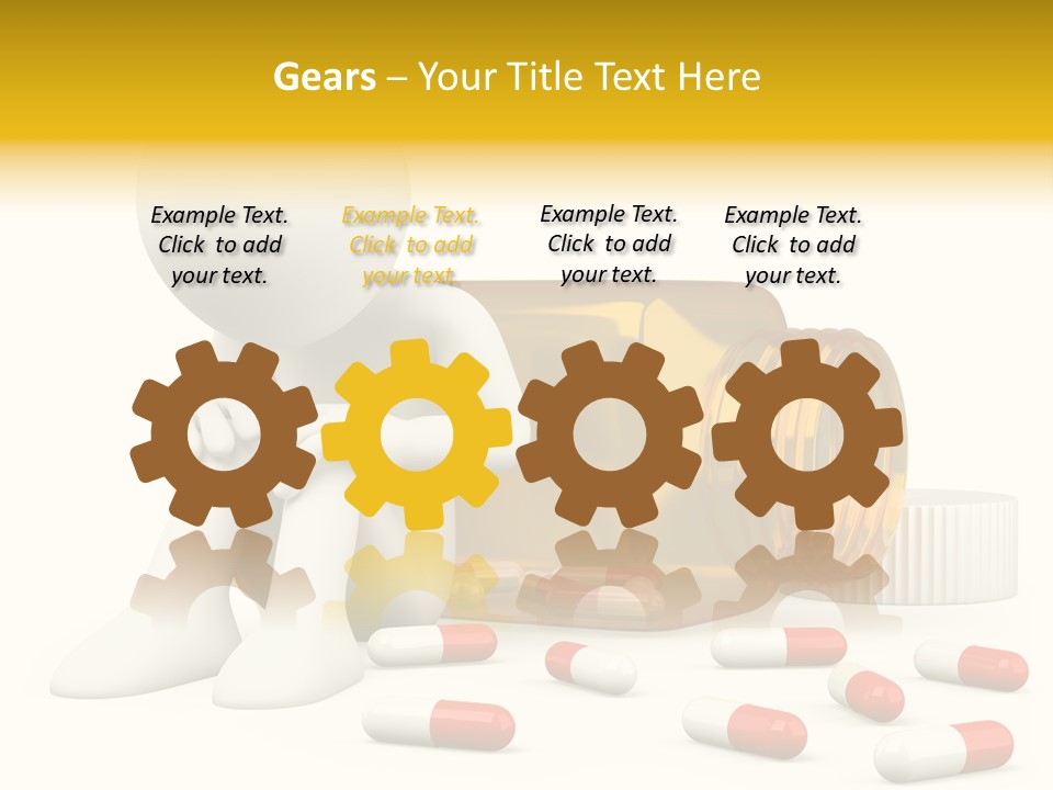 Addiction Capsule Illustration PowerPoint Template